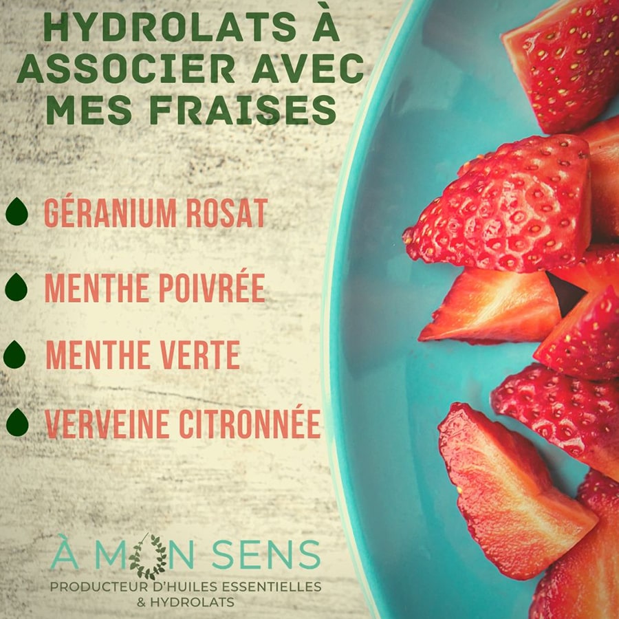 hydrolats fraises